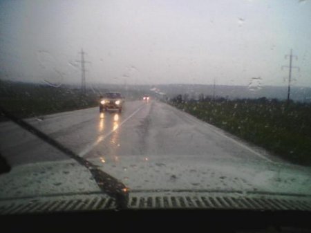 Поездка в дождь