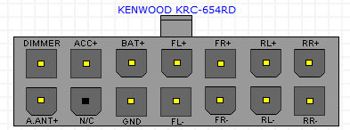 KENWOOD KRC-654RD