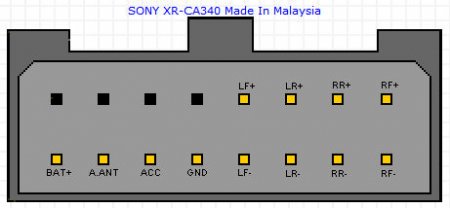 SONY XR-CA340